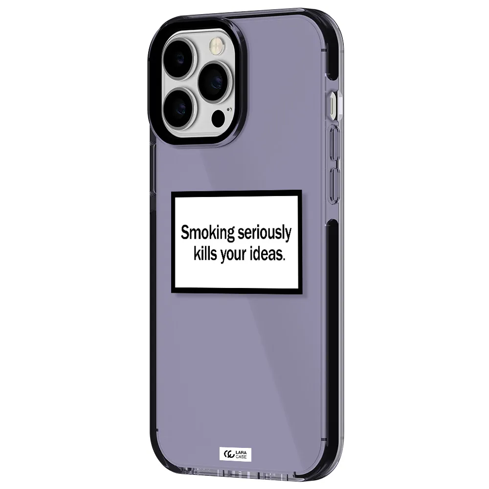 Cigarette Damage Apple iPhone 13 Pro Max impact Lilac Case