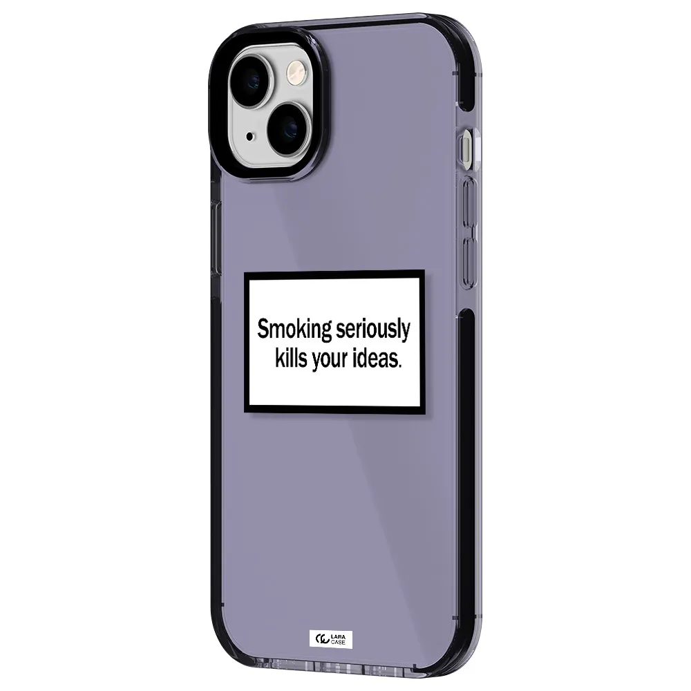 Cigarette Damage Apple iPhone 14 plus impact Lilac Case