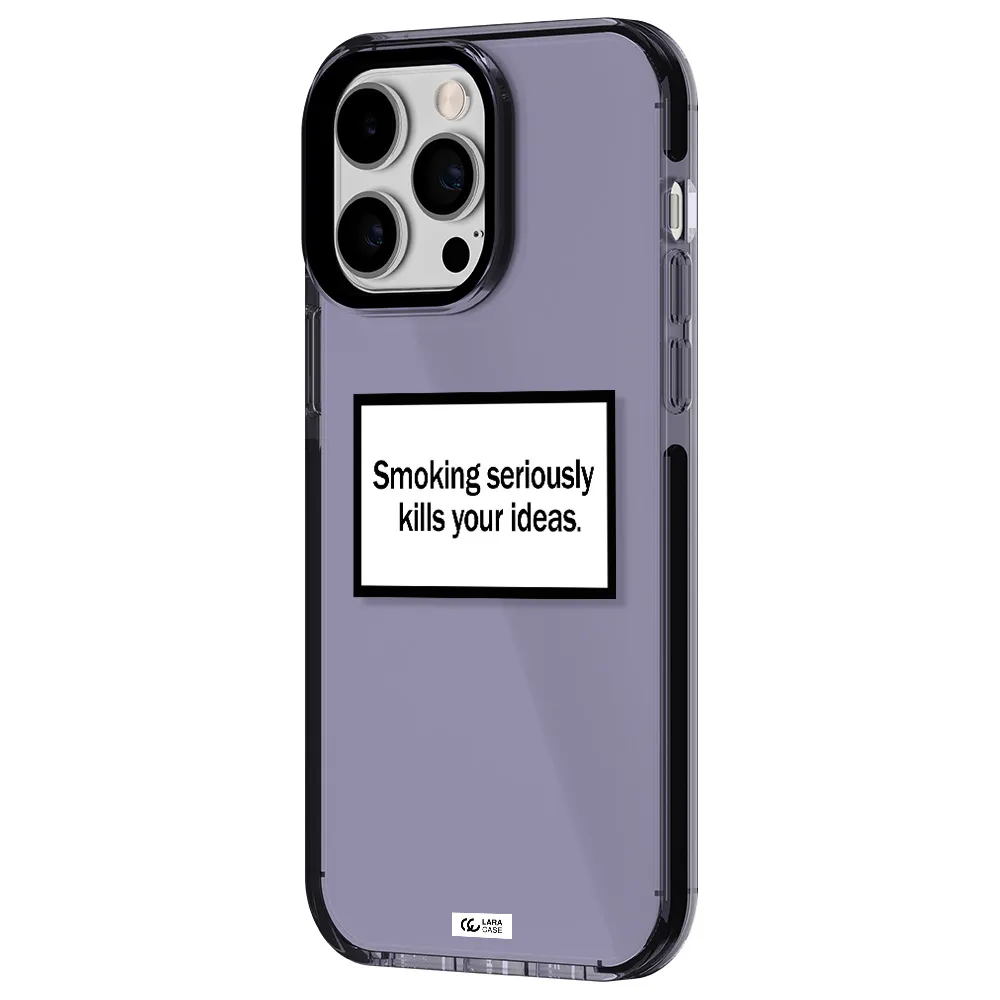 Cigarette Damage Apple iPhone 14 pro max impact Lilac Case