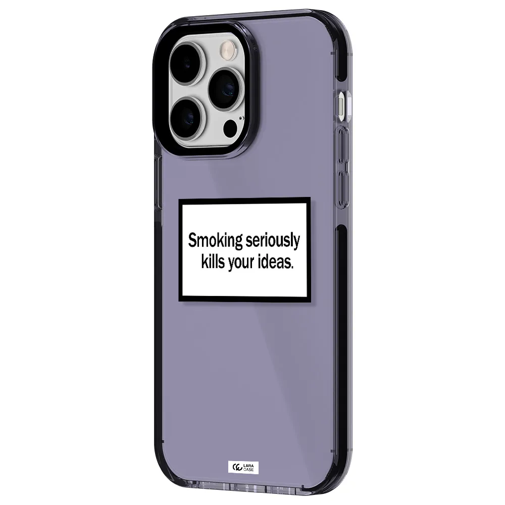 Cigarette Damage Apple iPhone 15 Pro impact Lilac Case