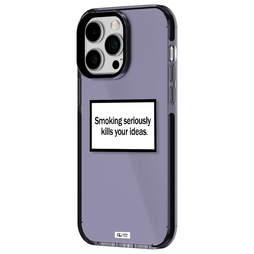 Cigarette Damage Apple iPhone 15 Pro Max impact Lilac Case