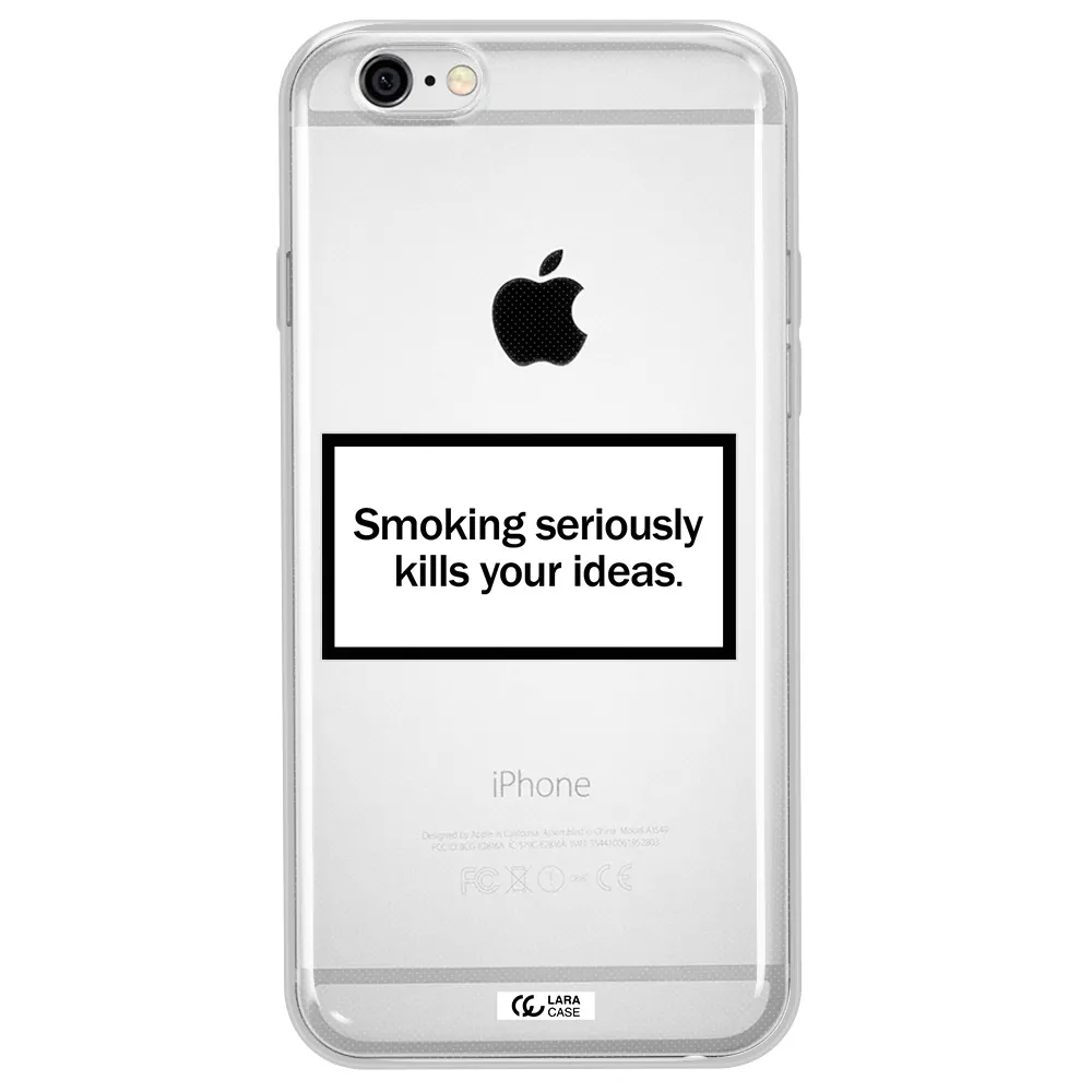 Cigarette Damage Apple iPhone 6 Clear TPU Case
