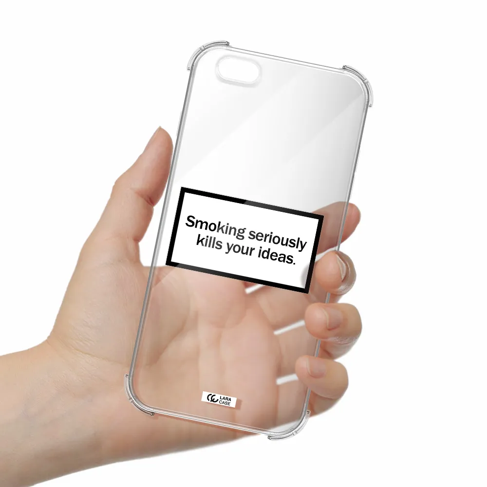 Cigarette Damage Apple iPhone 6 plus Clear PC Case