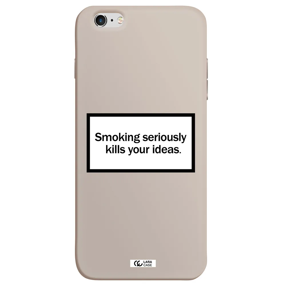 Cigarette Damage Apple iPhone 6 plus Silicone Stone Case