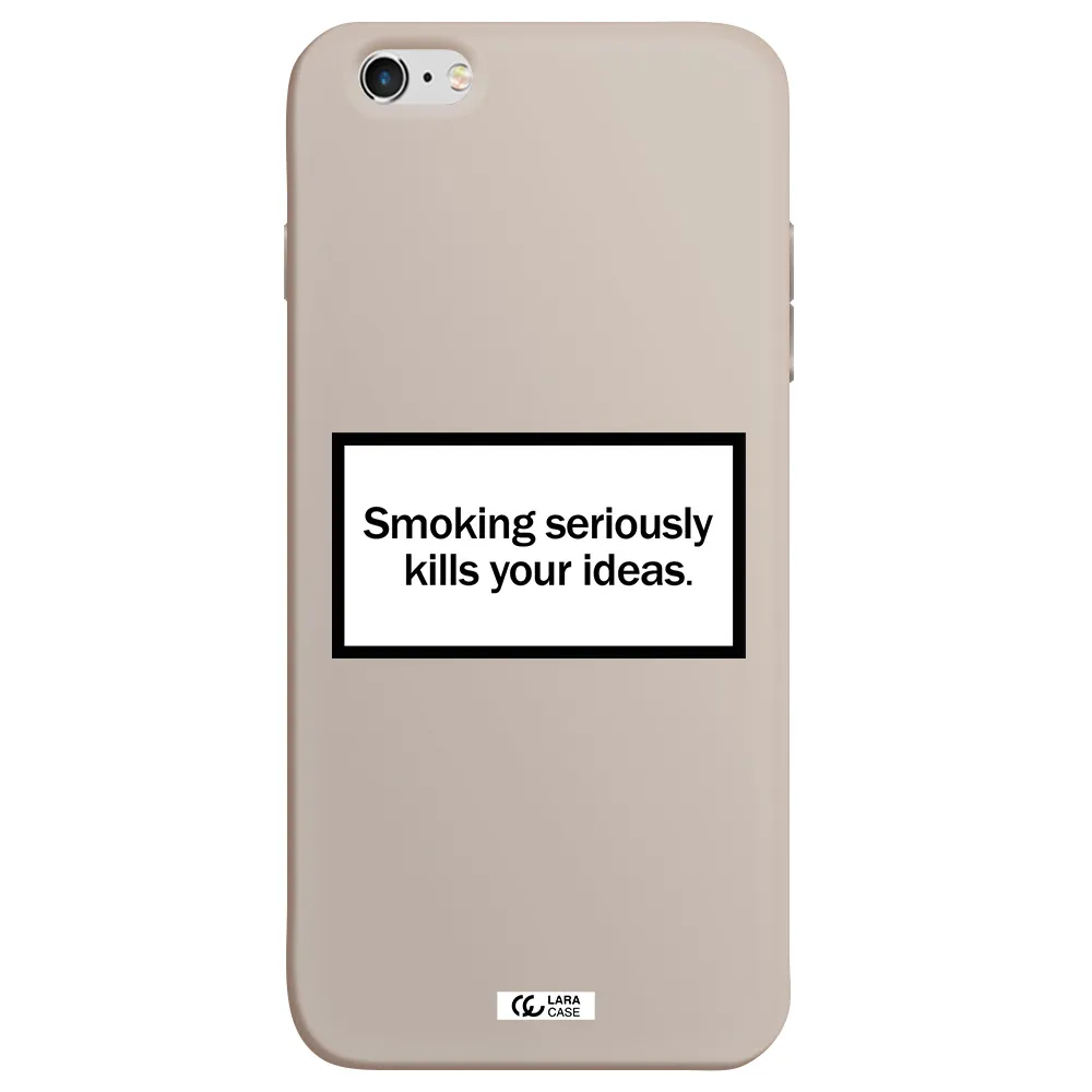 Cigarette Damage Apple iPhone 6 s plus Silicone Stone Case