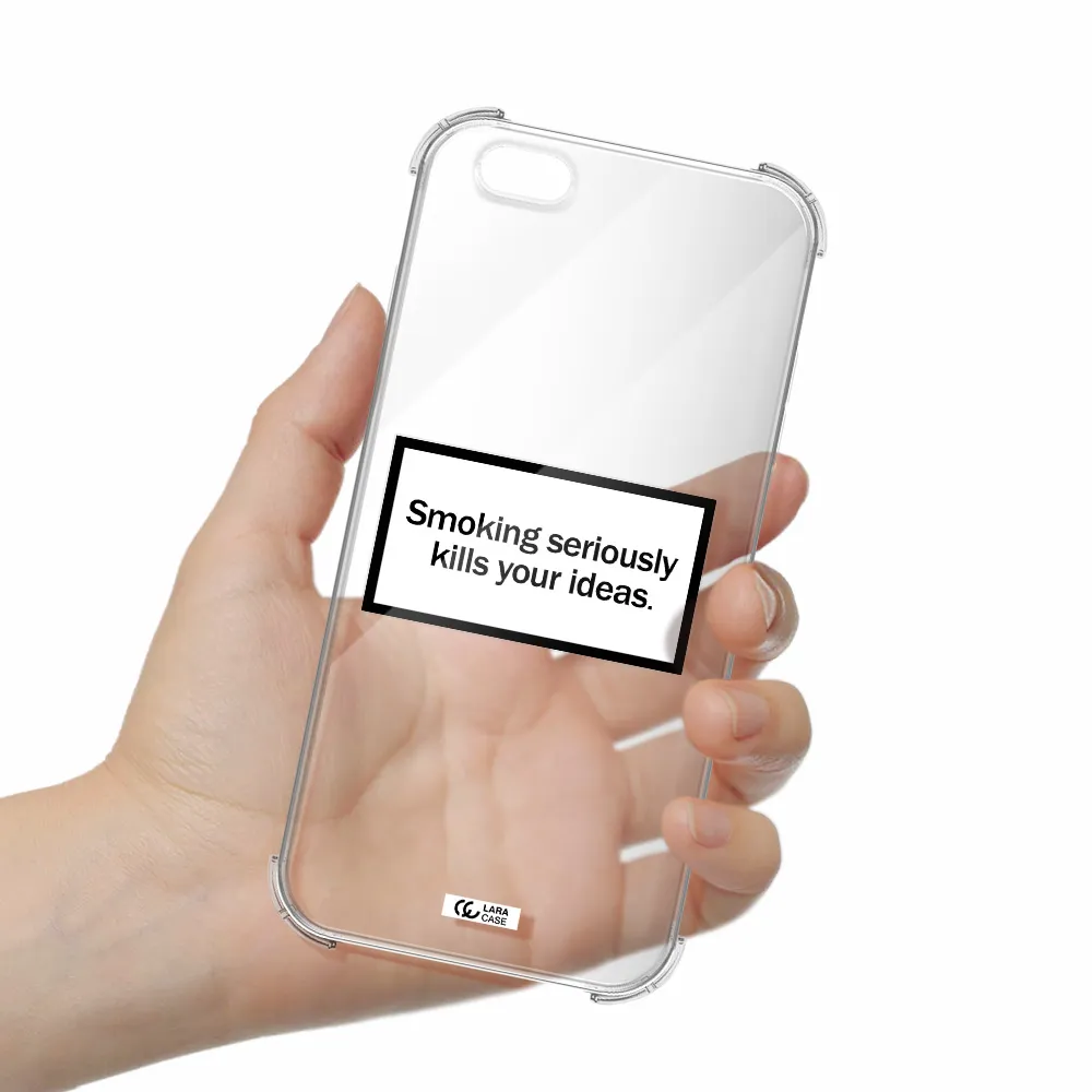 Cigarette Damage Apple iPhone 6S Clear PC Case