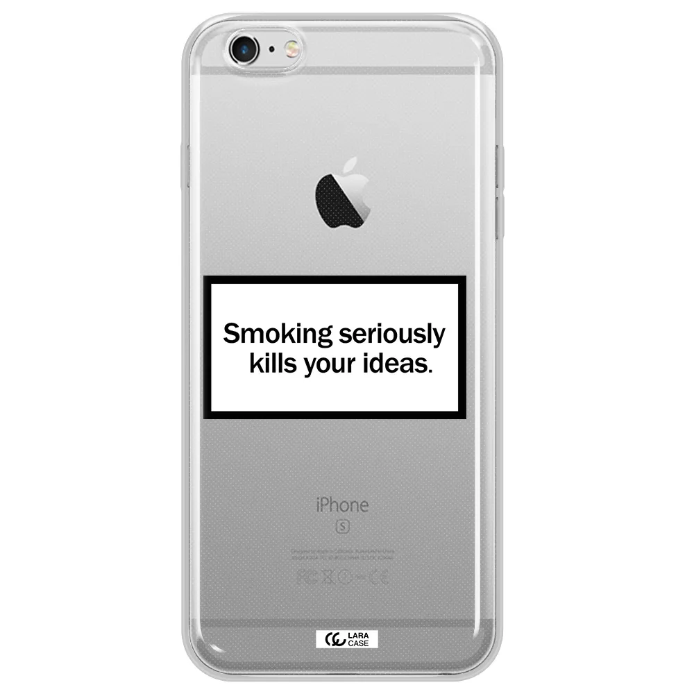 Cigarette Damage Apple iPhone 6S Clear TPU Case