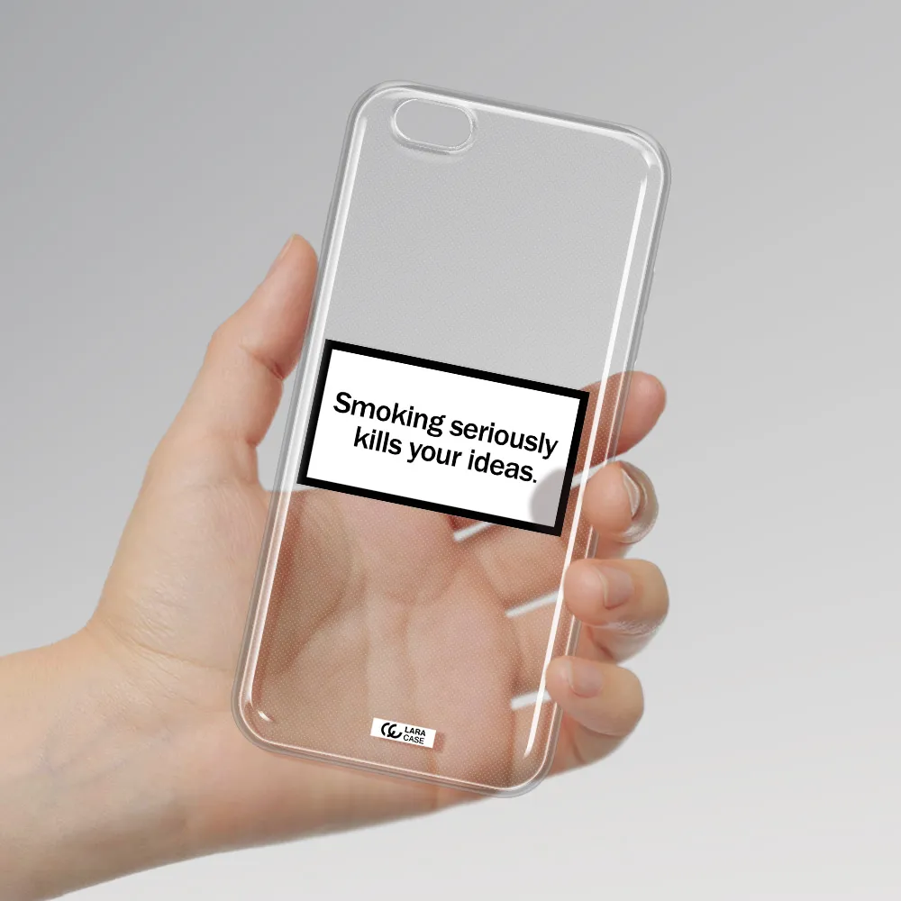 Cigarette Damage Apple iPhone 6S Clear TPU Case