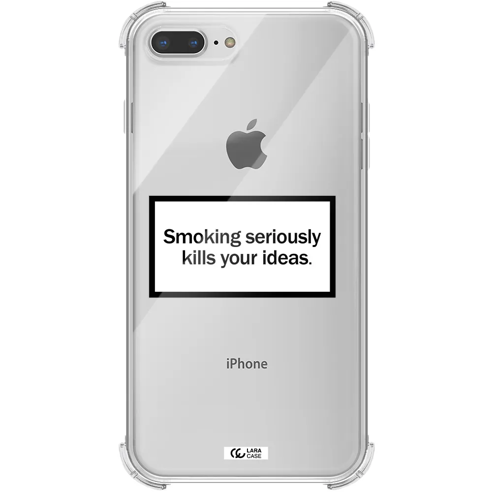 Cigarette Damage Apple iPhone 7 plus Clear PC Case