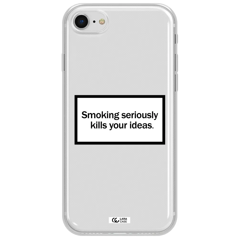 Cigarette Damage Apple Iphone Se 2020 Clear Tpu Case