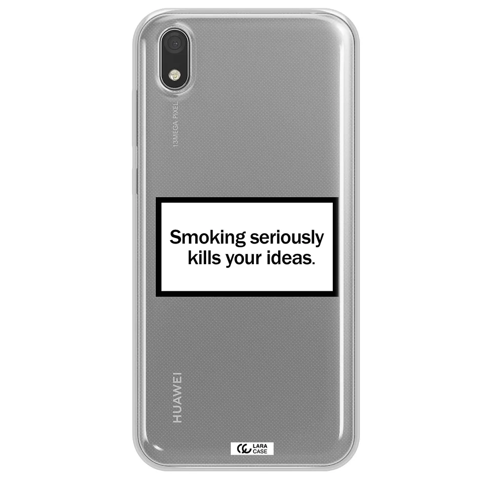Cigarette Damage Huawei Honor 8S Clear TPU Case