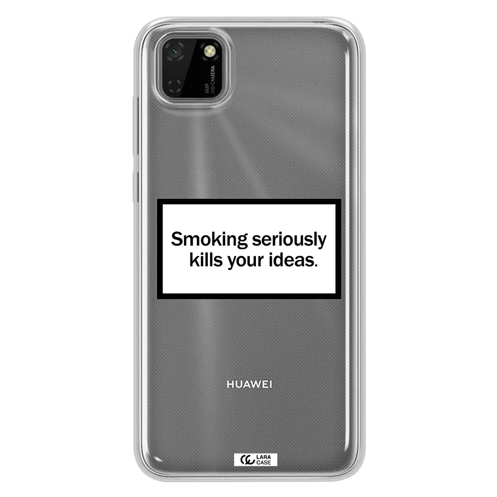 Cigarette Damage Huawei Honor 9S Clear TPU Case