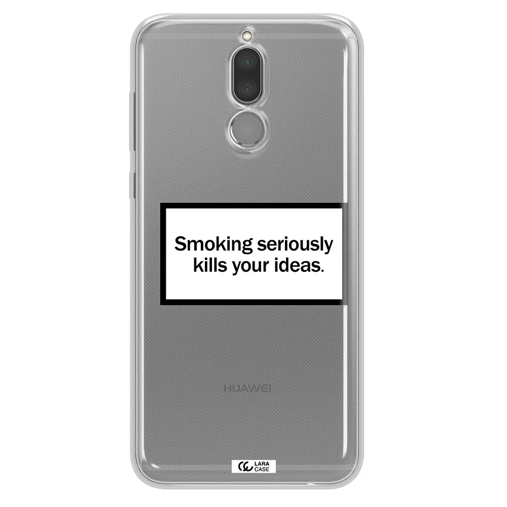 Cigarette Damage Huawei Mate 10 Lite Clear TPU Case