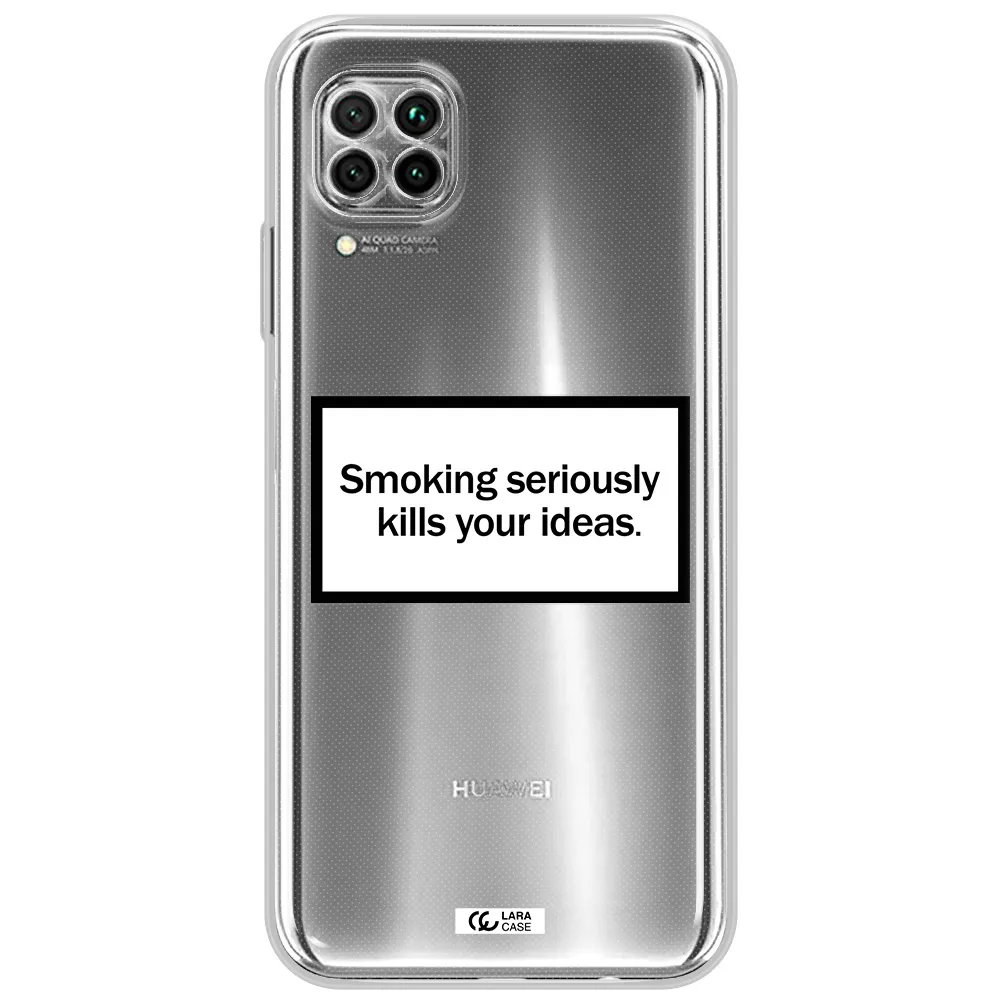 Cigarette Damage Huawei Nova 7I Clear Tpu Case