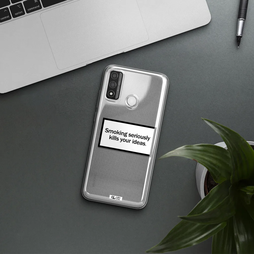 Cigarette Damage Huawei P Smart 2020 Clear TPU Case