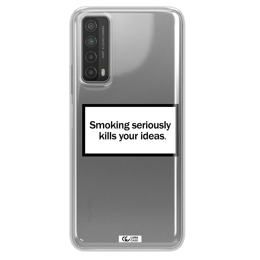 Cigarette Damage Huawei P Smart 2021 Clear TPU Case