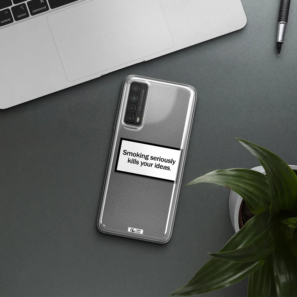 Cigarette Damage Huawei P Smart 2021 Clear TPU Case