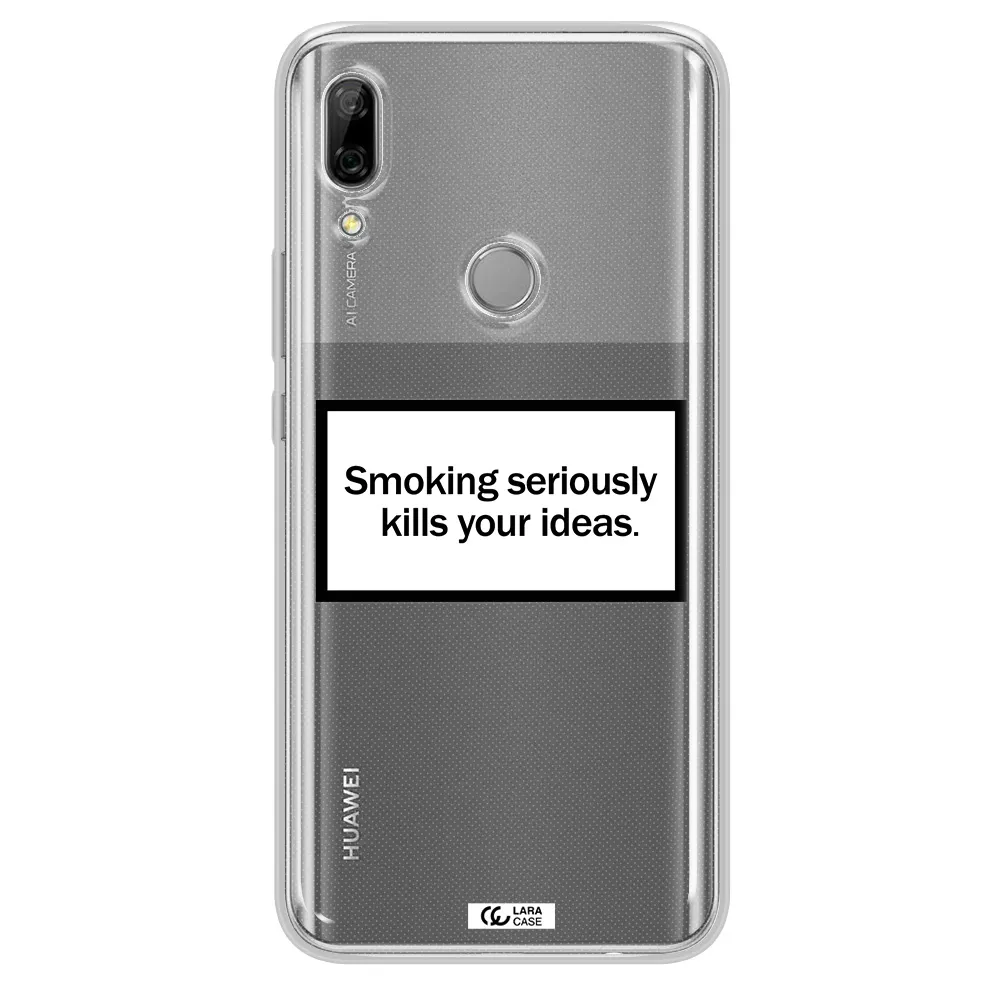 Cigarette Damage Huawei P Smart Z Clear TPU Case