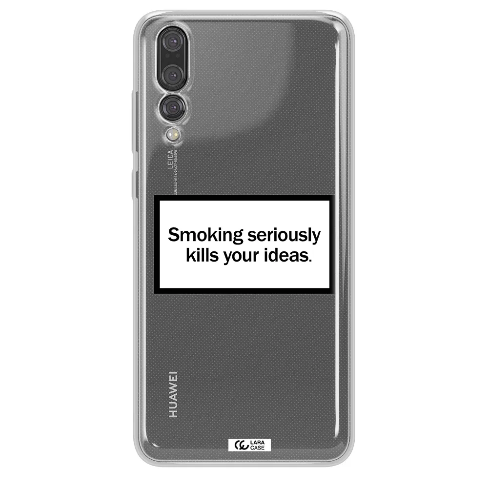 Cigarette Damage Huawei P20 Pro Clear TPU Case