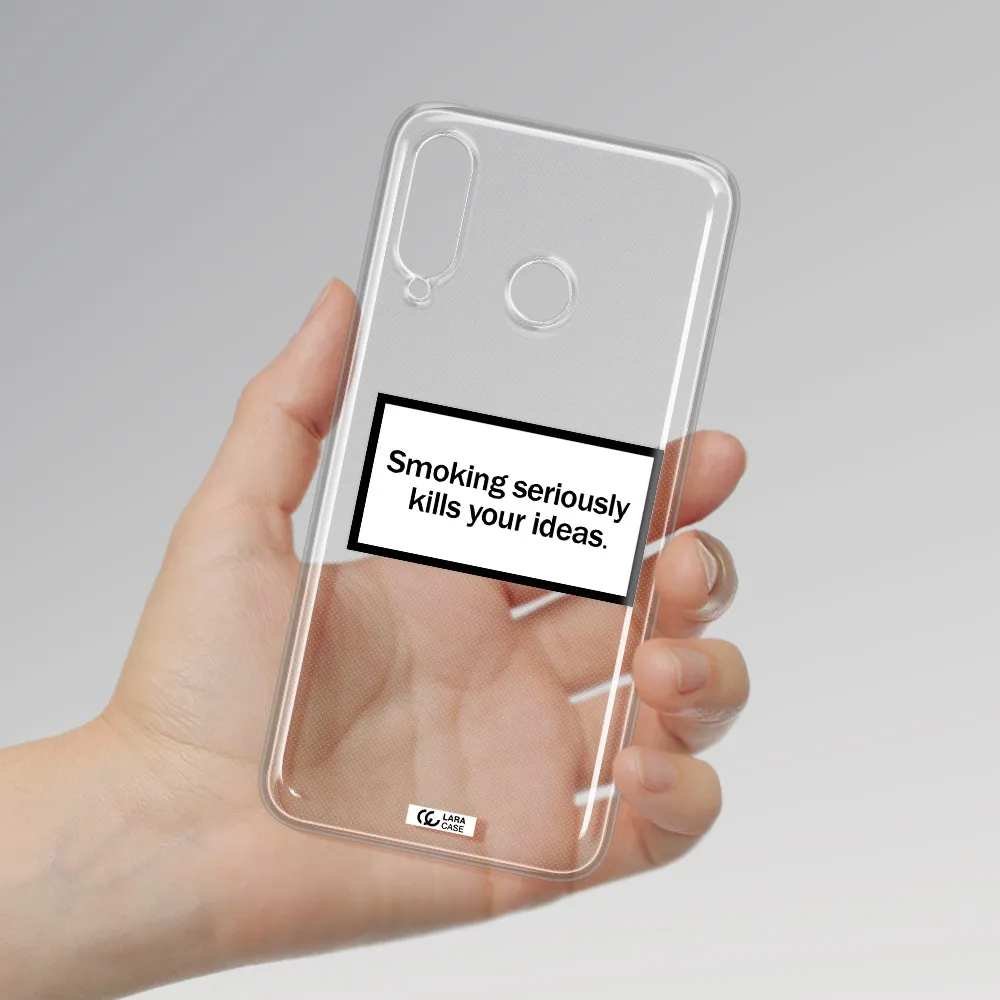 Cigarette Damage Huawei P30 Lite Clear TPU Case