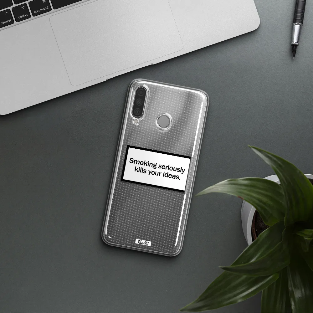 Cigarette Damage Huawei P30 Lite Clear TPU Case
