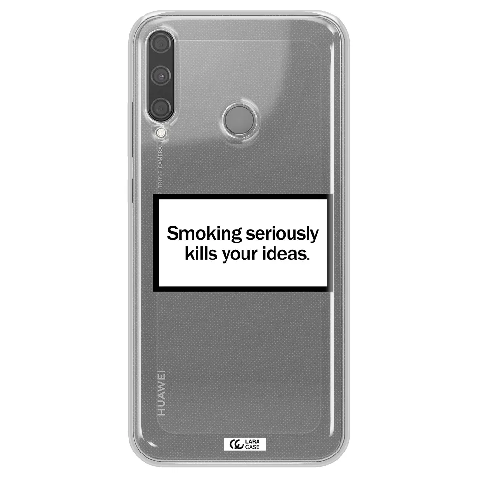 Cigarette Damage Huawei P40 Lite E Clear TPU Case