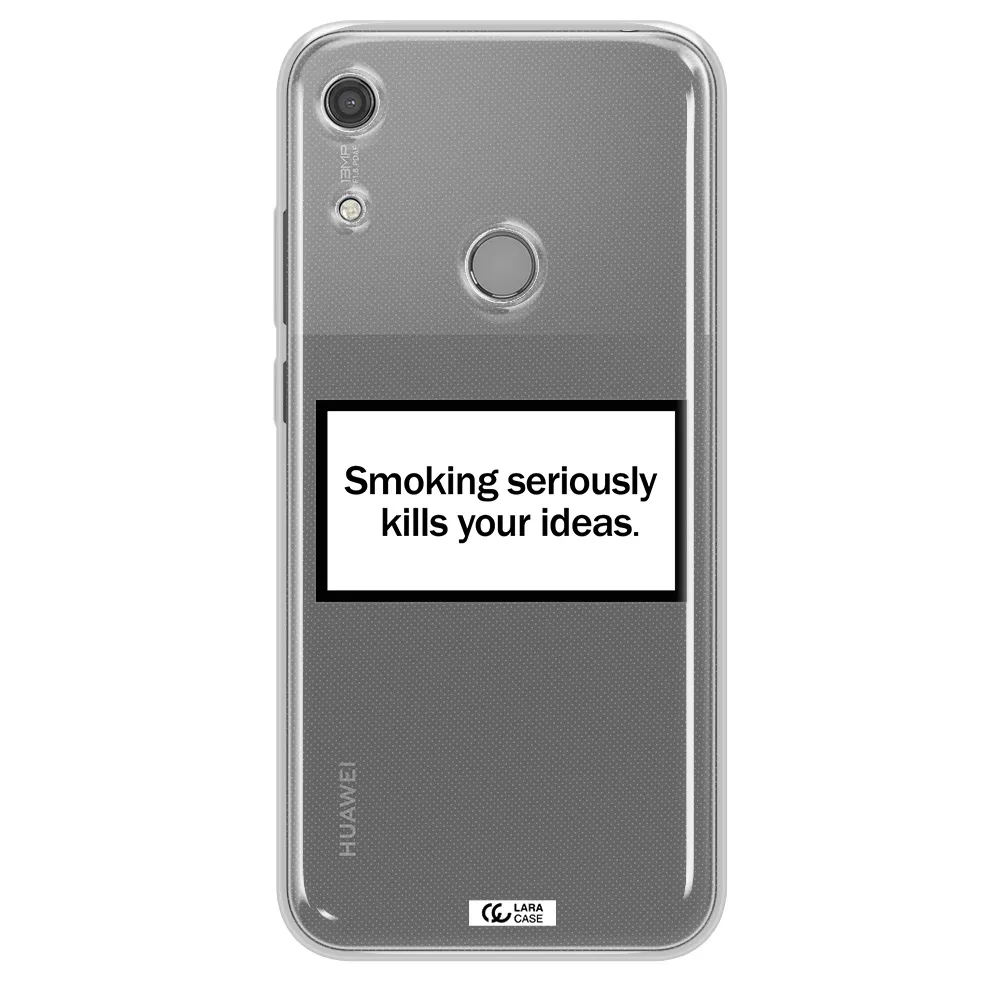 Cigarette Damage Huawei Y6S Clear TPU Case