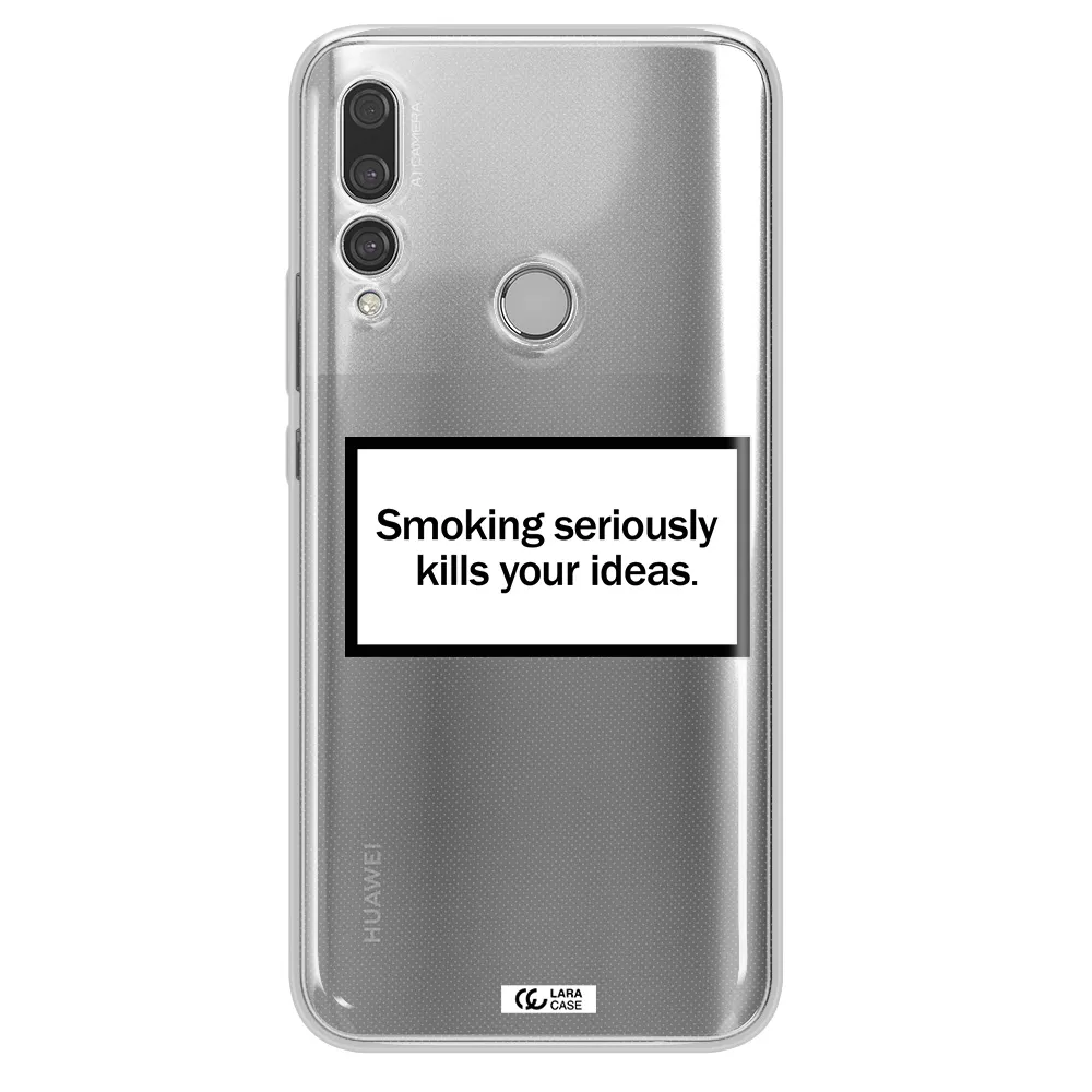 Cigarette Damage Huawei Y9 Prime 2019 Clear TPU Case