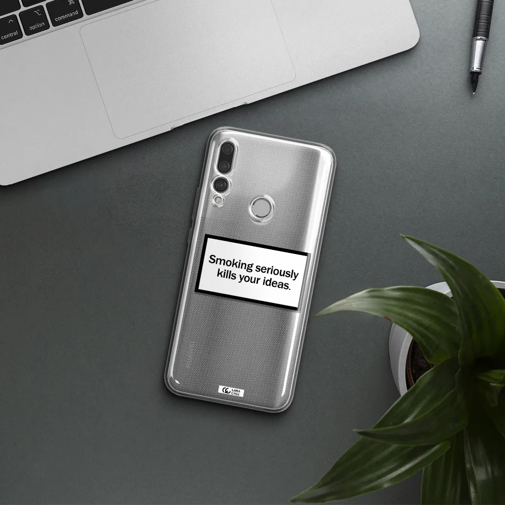 Cigarette Damage Huawei Y9 Prime 2019 Clear TPU Case