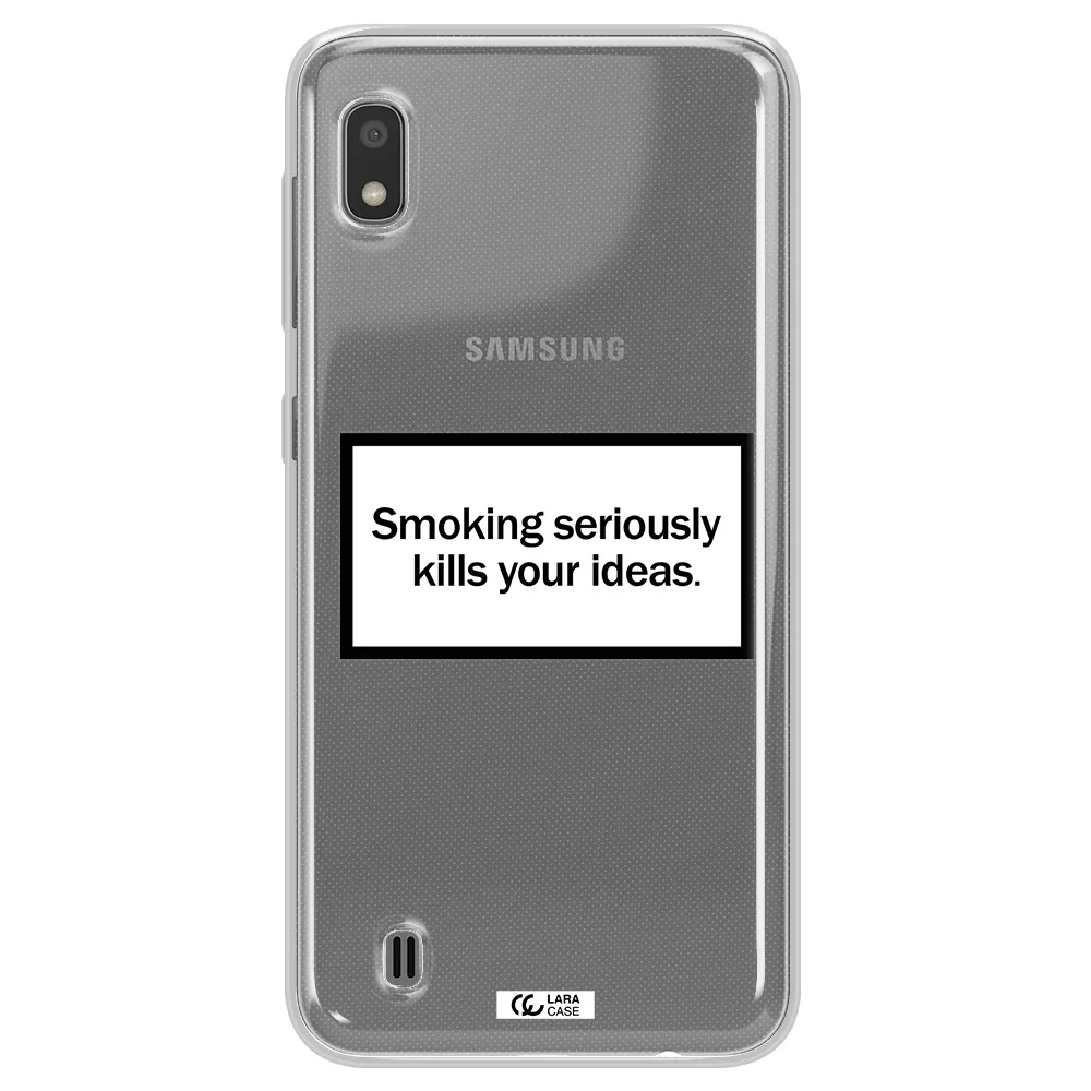 Cigarette Damage Samsung A10 Clear TPU Case