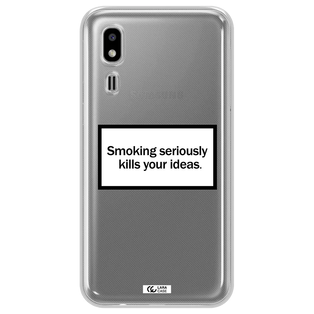 Cigarette Damage Samsung A2 Core Clear TPU Case
