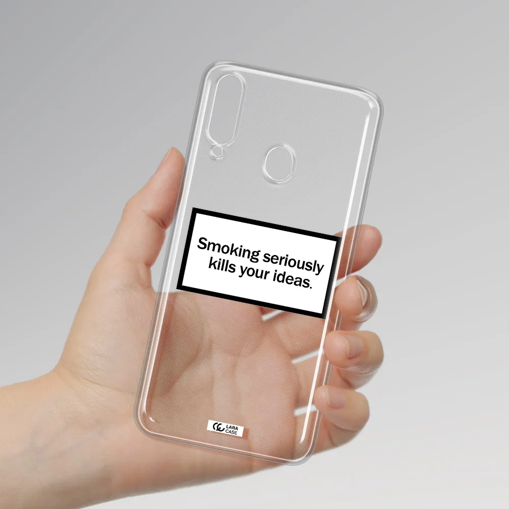 Cigarette Damage Samsung A20S Clear TPU Case