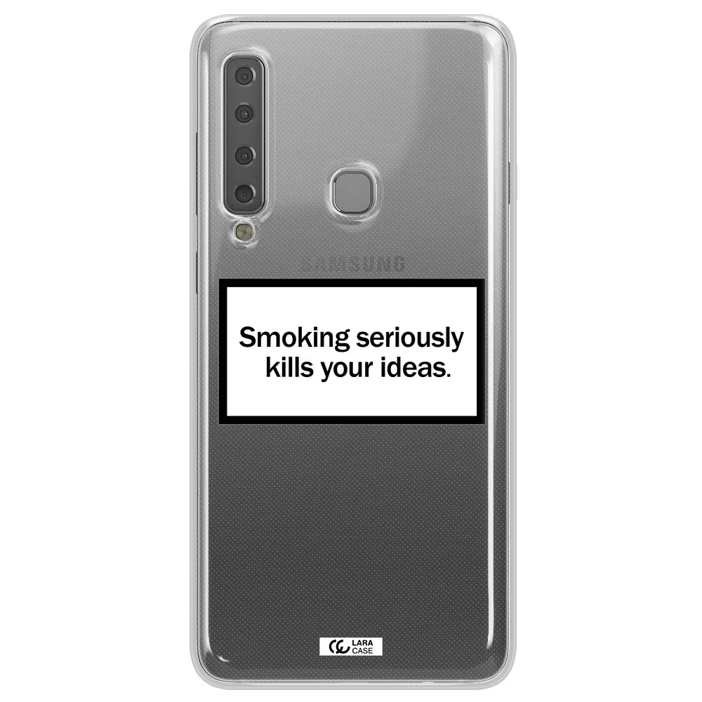 Cigarette Damage Samsung A9 2018 Clear TPU Case
