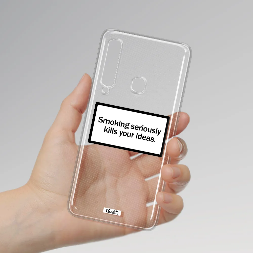 Cigarette Damage Samsung A9 2018 Clear TPU Case