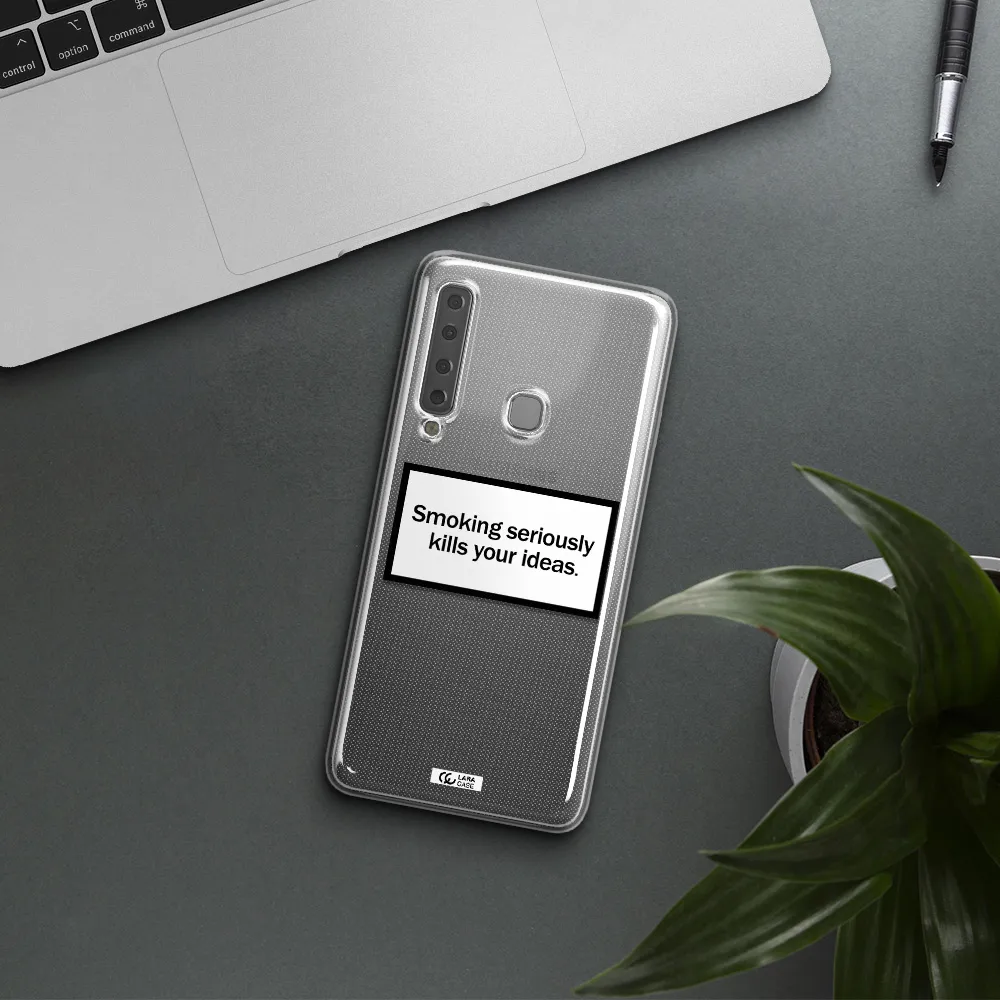 Cigarette Damage Samsung A9 2018 Clear TPU Case