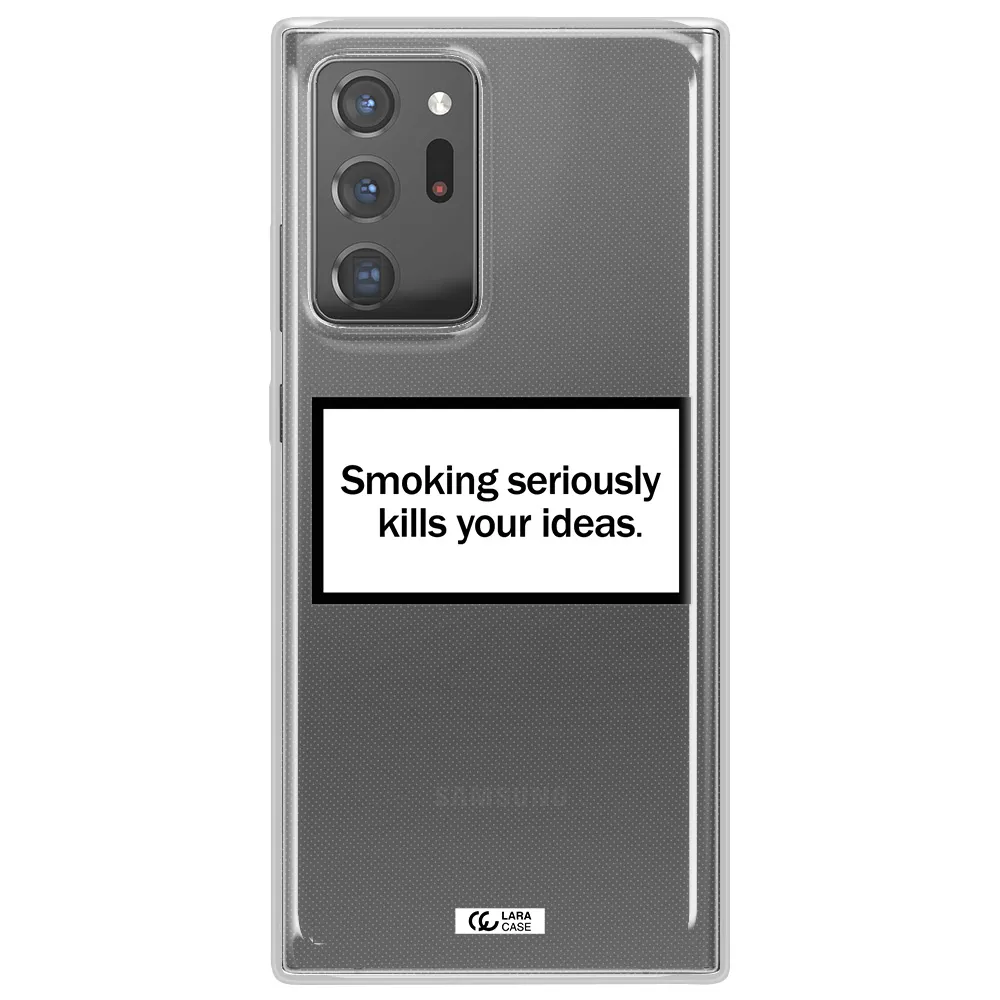 Cigarette Damage Samsung Note 20 Ultra Clear TPU Case