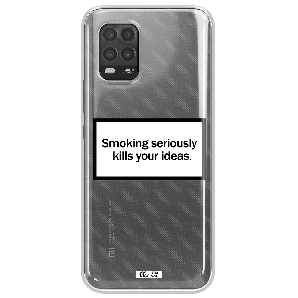 Cigarette Damage Xiaomi Mi 10 Lite Clear TPU Case