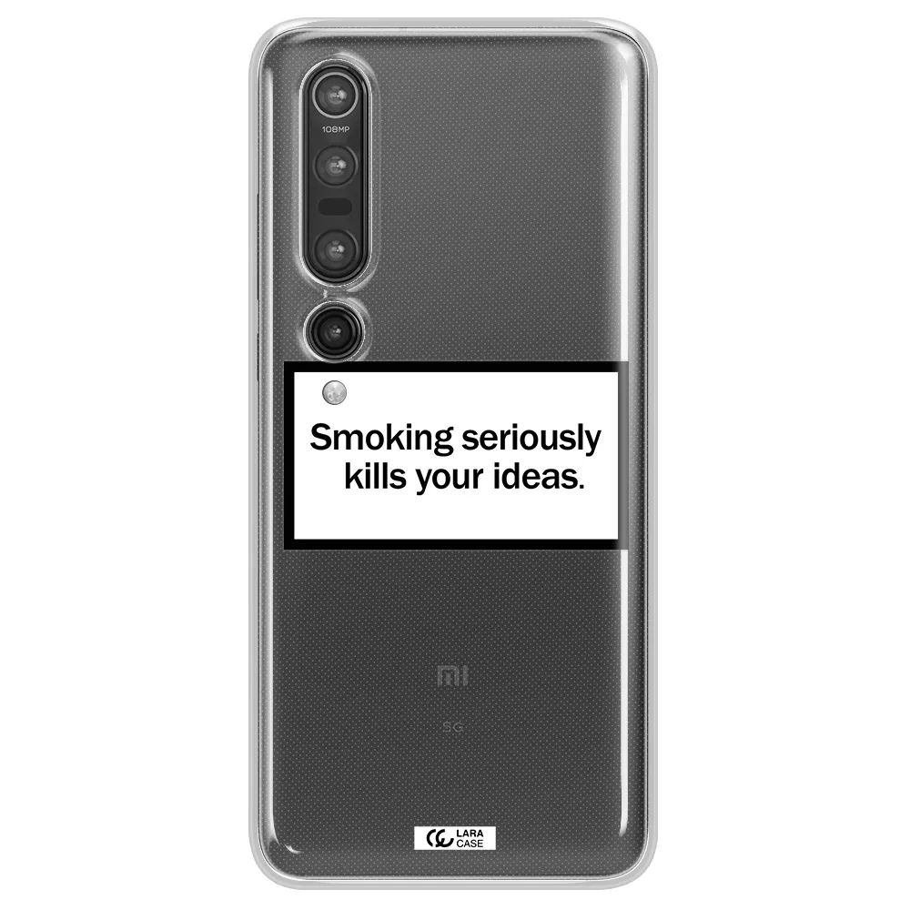 Cigarette Damage Xiaomi Mi 10 Pro Clear TPU Case