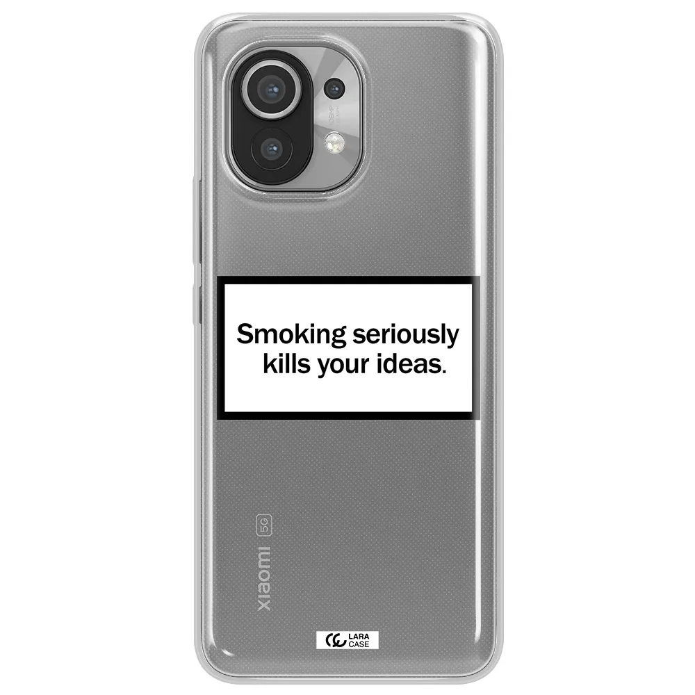 Cigarette Damage Xiaomi Mi 11 Clear TPU Case