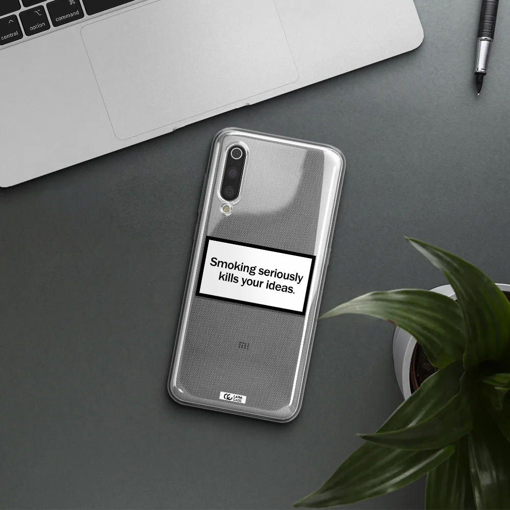 Cigarette Damage Xiaomi Mi 9 Clear TPU Case