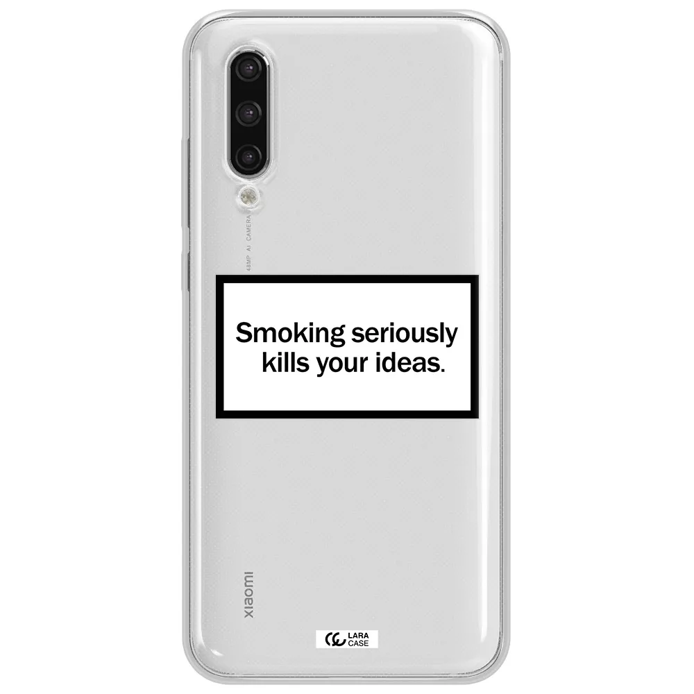 Cigarette Damage Xiaomi Mi 9 Lite Clear Tpu Case