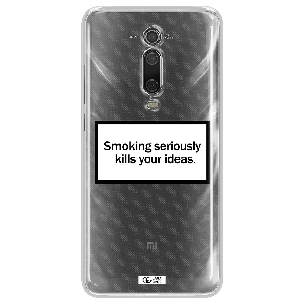 Cigarette Damage Xiaomi Mi 9T Clear TPU Case