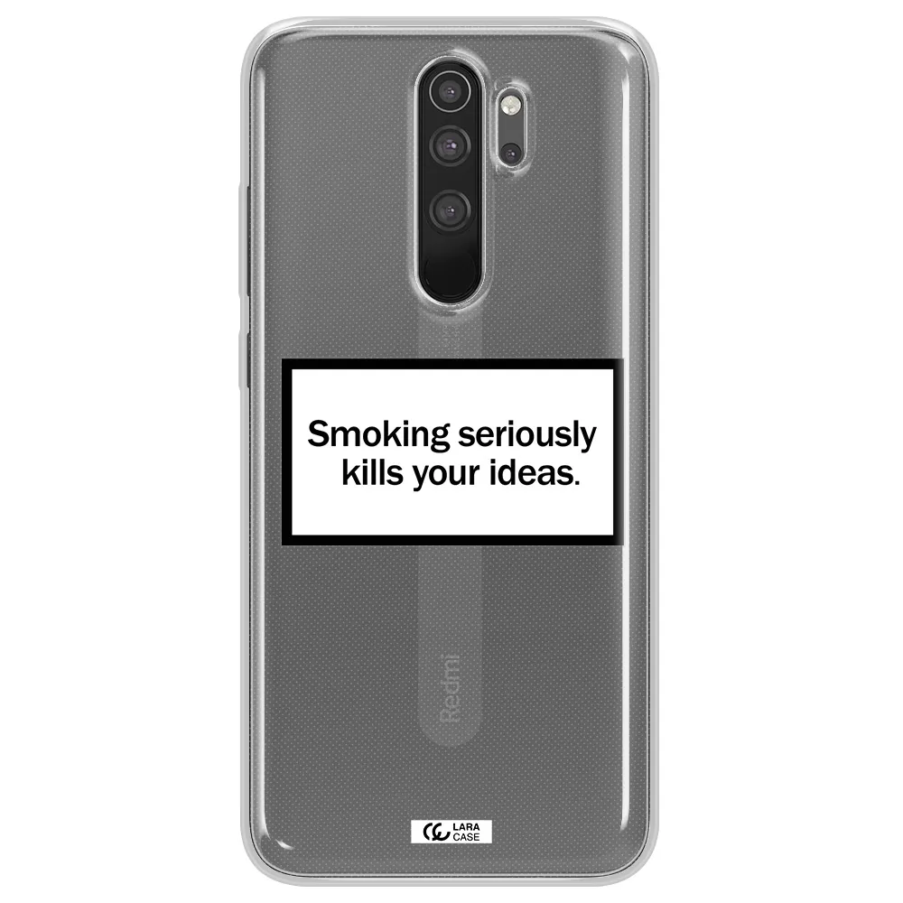 Cigarette Damage Xiaomi Note 8 Pro Clear TPU Case