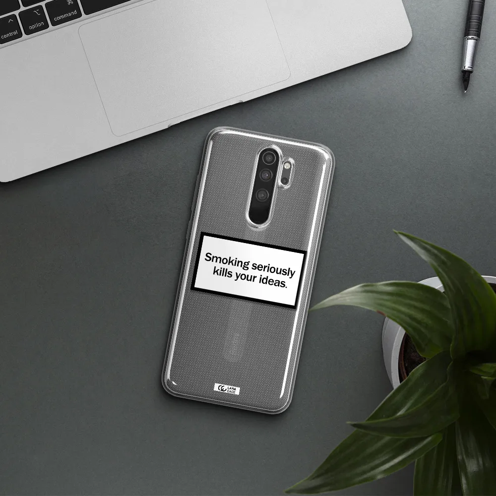 Cigarette Damage Xiaomi Note 8 Pro Clear TPU Case