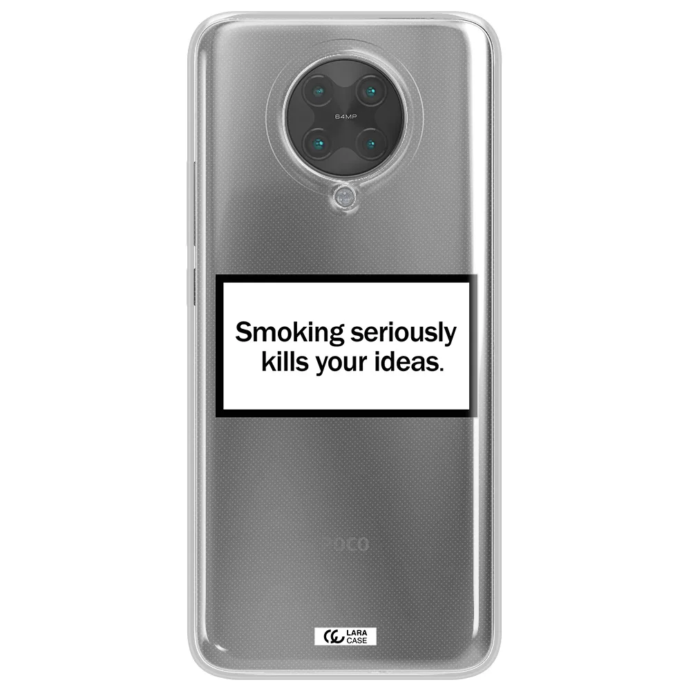 Cigarette Damage Xiaomi Poco F2 Pro Clear TPU Case