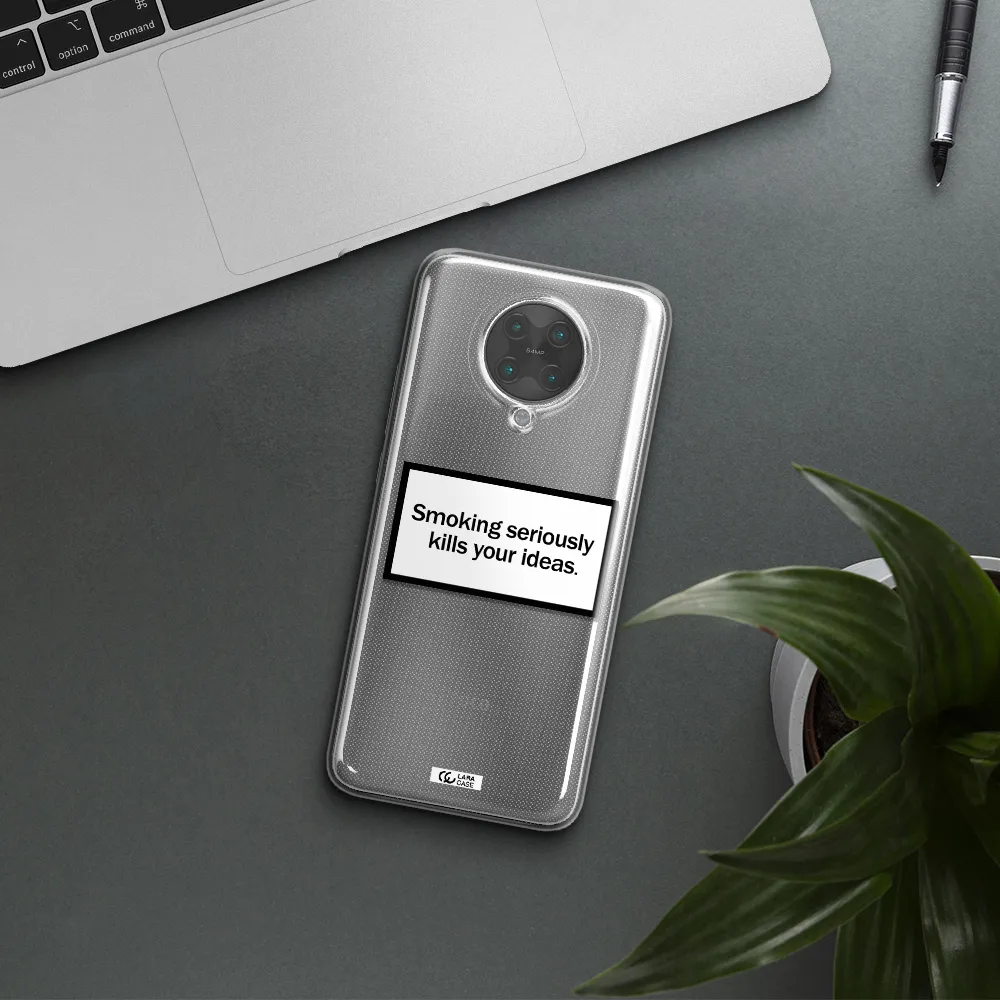 Cigarette Damage Xiaomi Poco F2 Pro Clear TPU Case