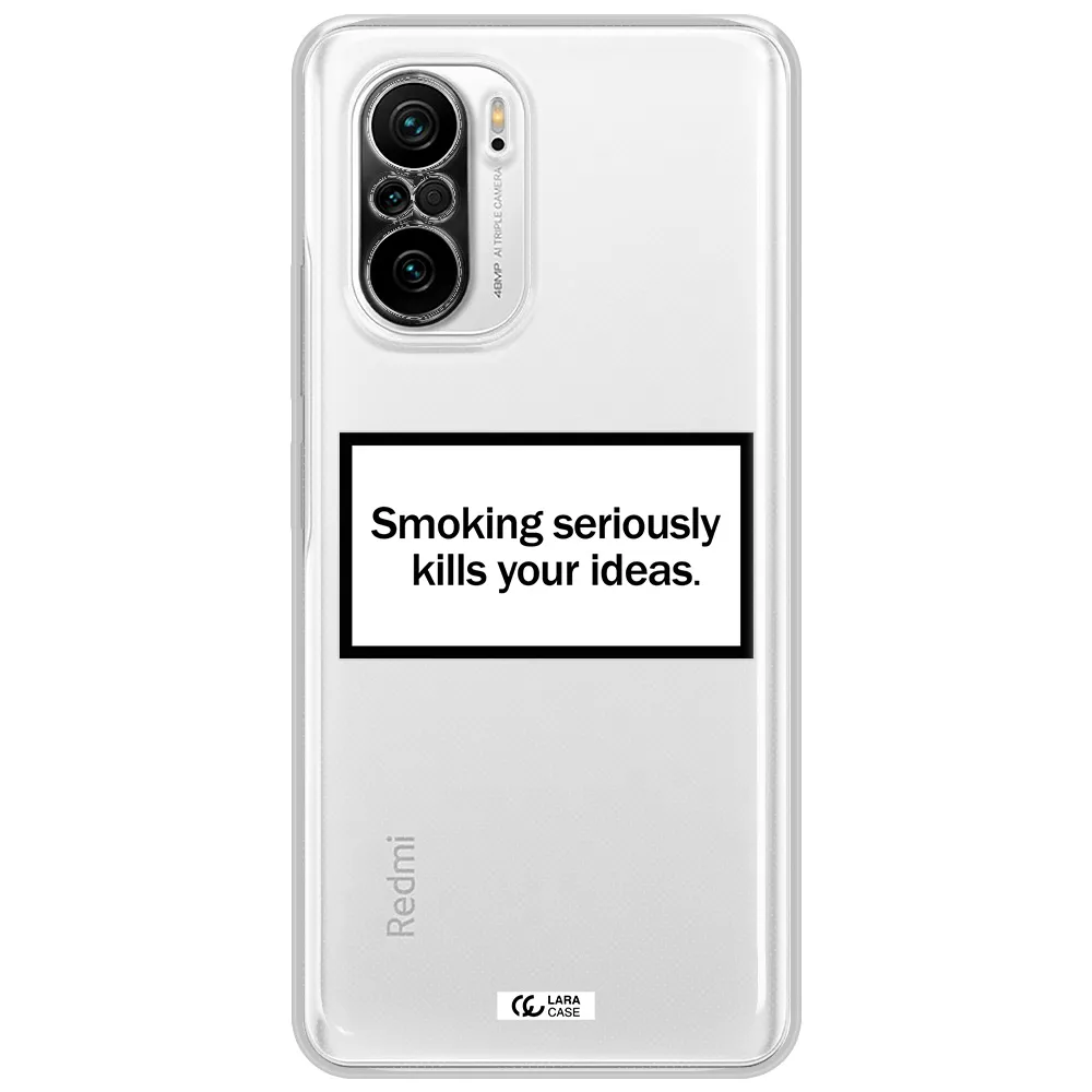 Cigarette Damage Xiaomi Poco F3 Clear Tpu Case
