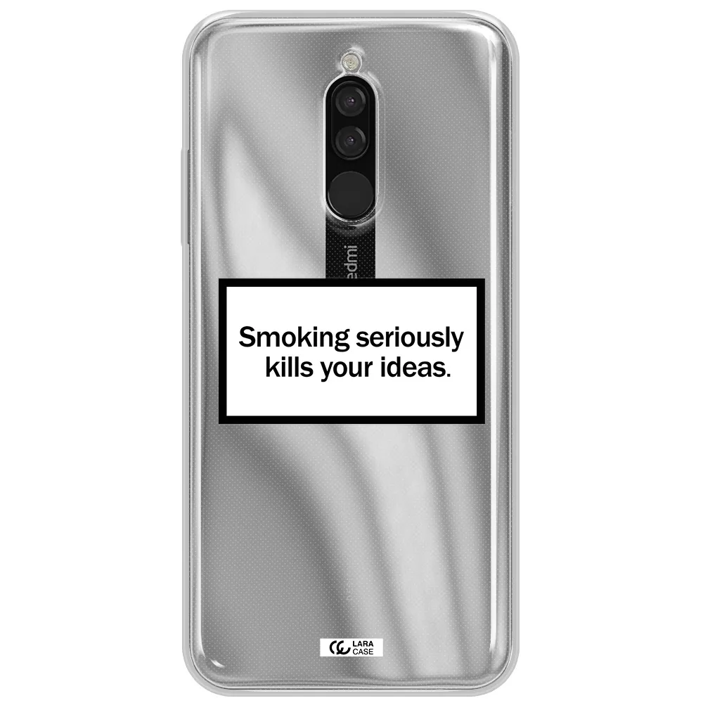 Cigarette Damage Xiaomi Redmi 8 Clear Tpu Case