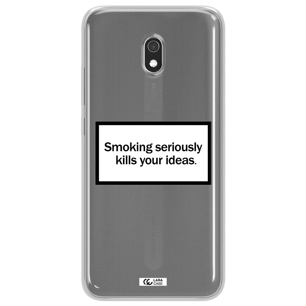 Cigarette Damage Xiaomi Redmi 8A Clear TPU Case