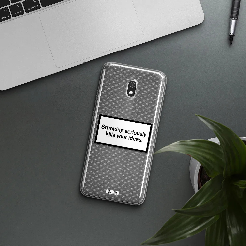 Cigarette Damage Xiaomi Redmi 8A Clear TPU Case